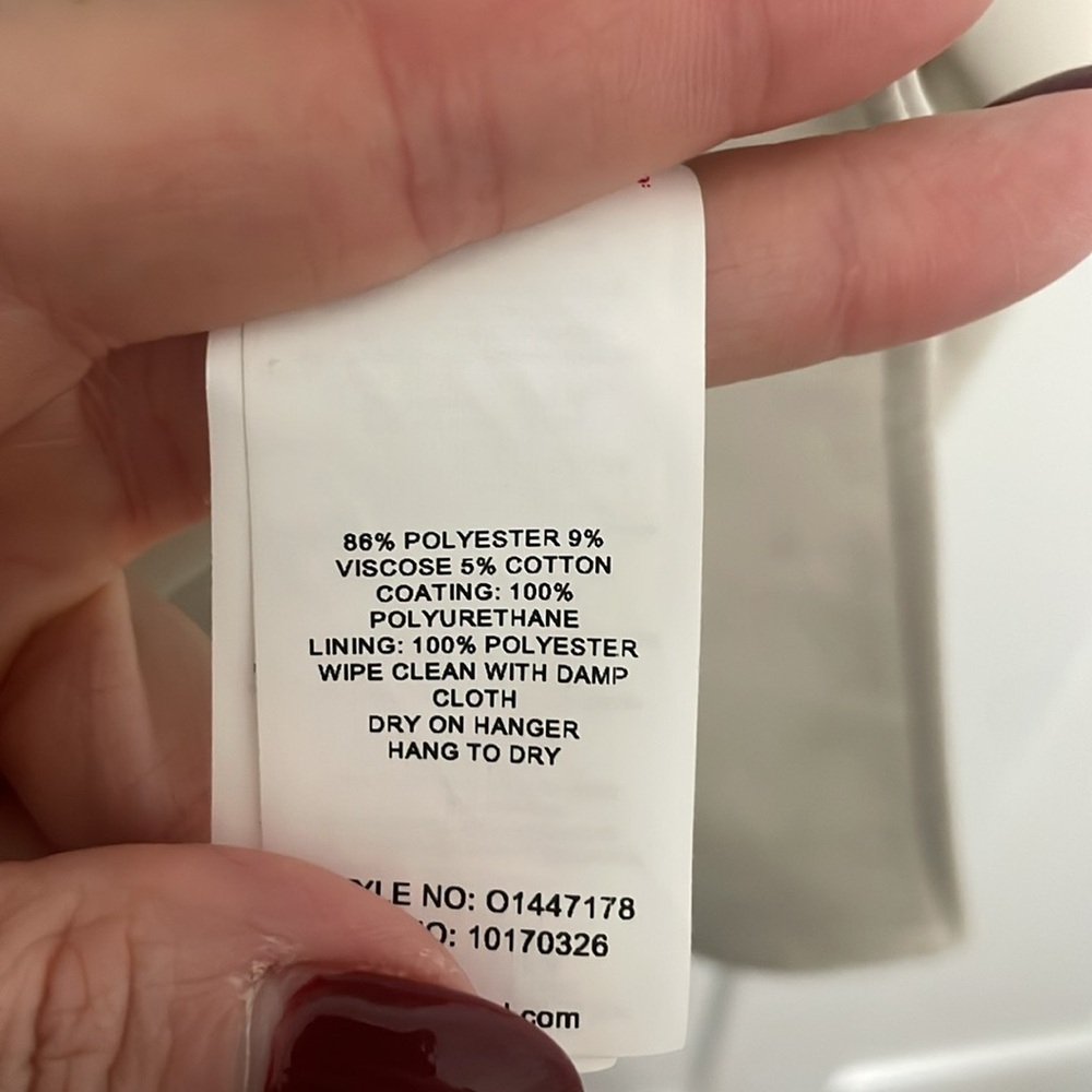 Missguided Cream Leather Jacket - image 8